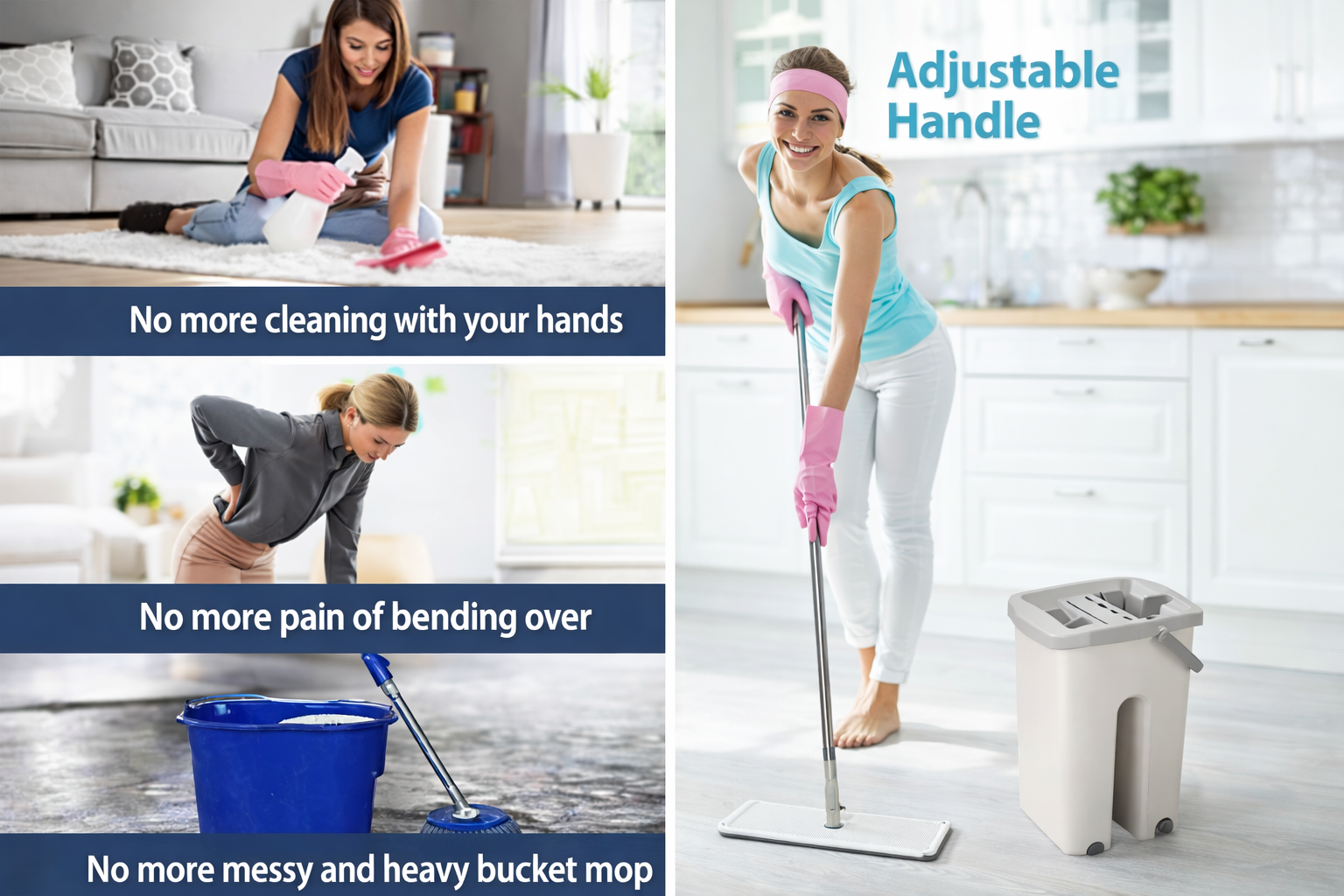 Trustora FlexSpin™ 360 Smart Mop System