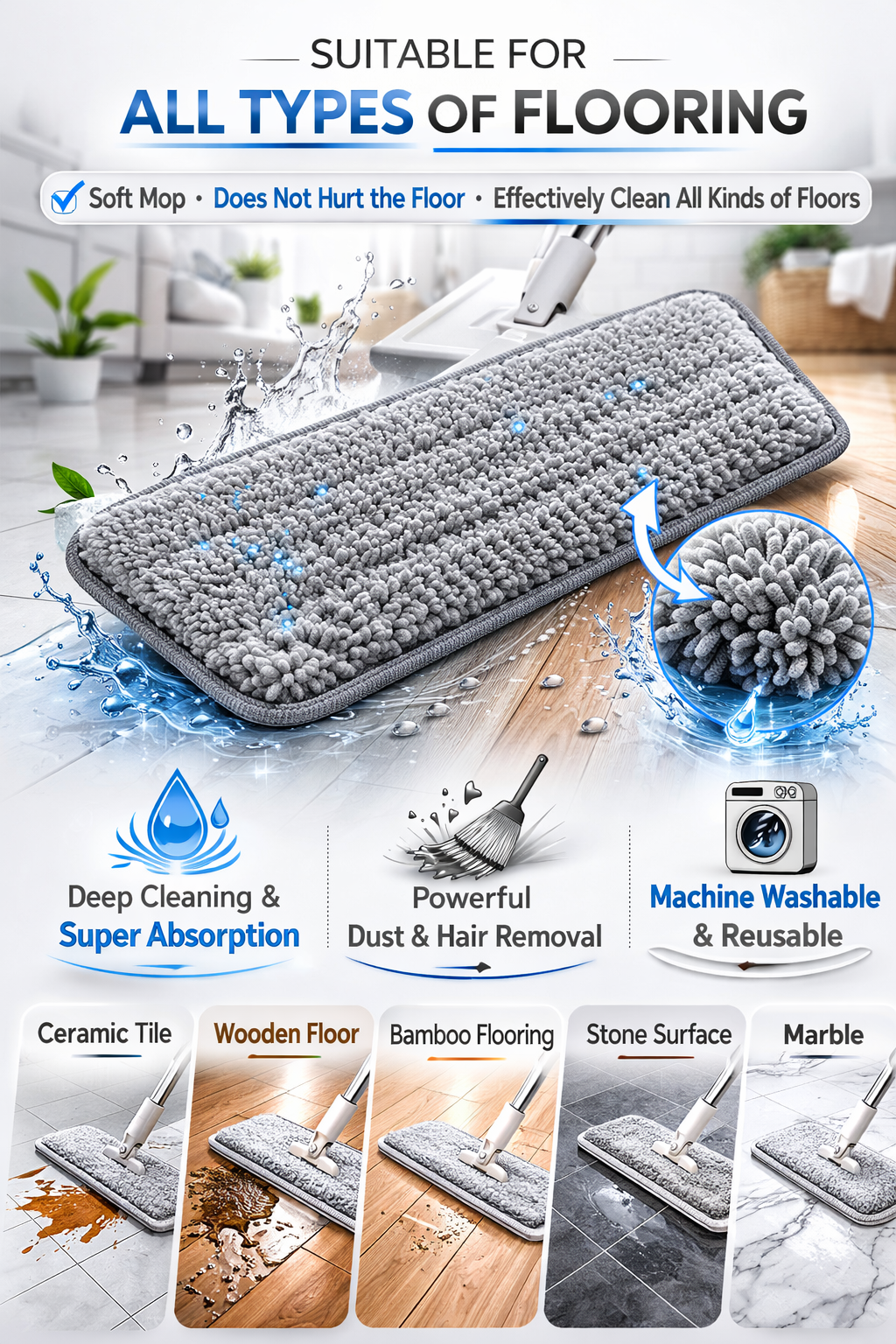 Trustora FlexSpin™ 360 Smart Mop System